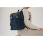 Boston Canvas Backpack - Blue 3