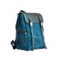 Boston Canvas Backpack - Blue 4