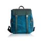 Boston Canvas Backpack - Blue