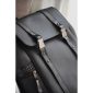 Boston Leather Backpack - Black 3