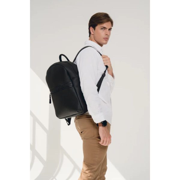 Cooper Leather Backpack - Black 1