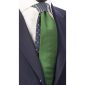 Cravatta-Verde-Tinta-Unita-Nodo-in-Contrasto-Blu-Paisley-Verde-Bianco-N1713